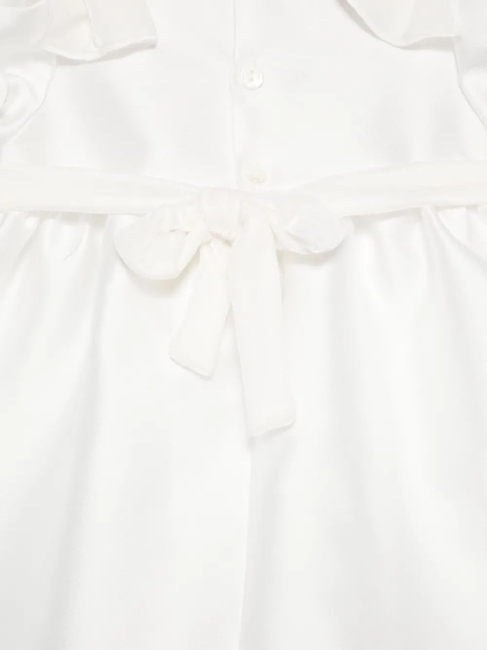 La Stupenderia Jurk met strikdetail Wit