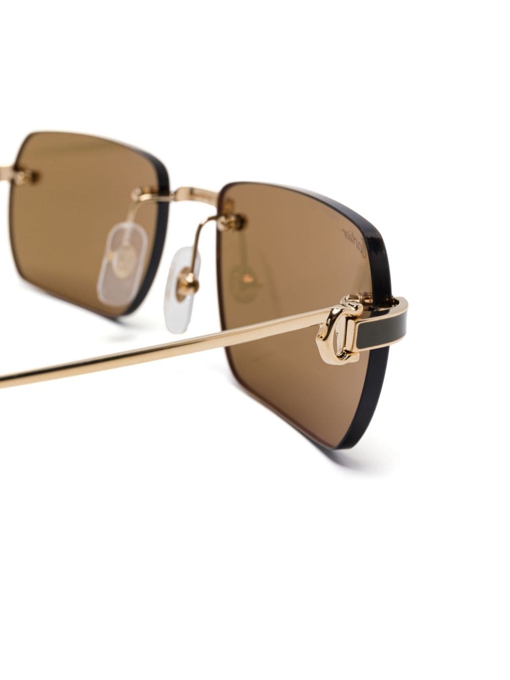 Shop Cartier Première De  Sunglasses In Gold