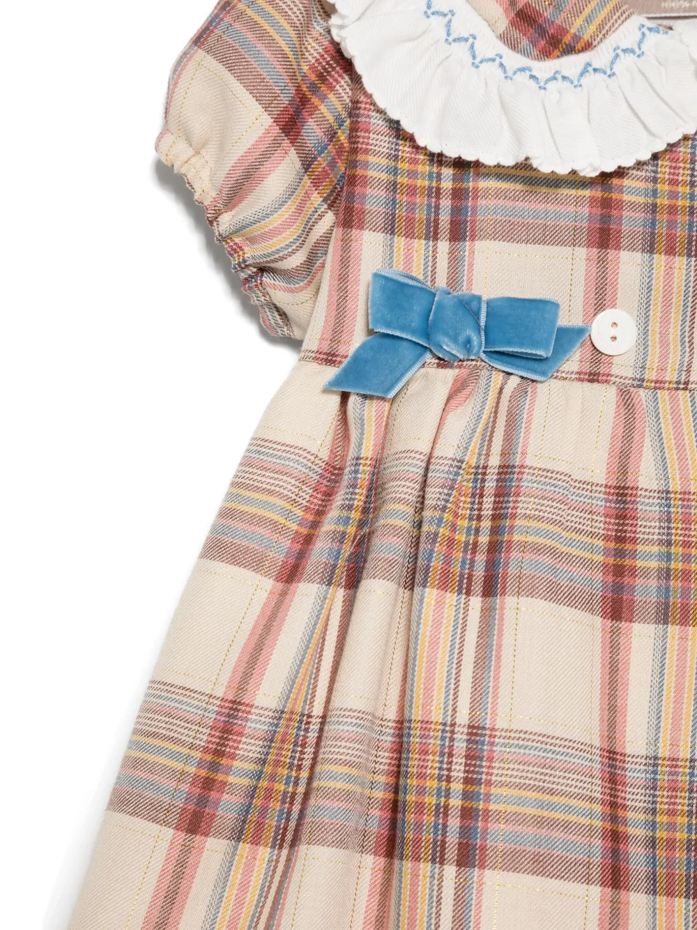 La Stupenderia Scottish jurk Bruin