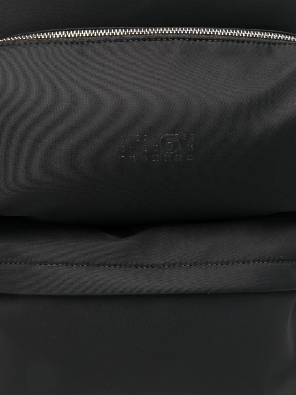 MM6 Maison Margiela numbers-motif Backpack | Black | FARFETCH