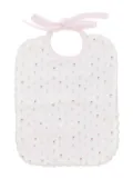 La Stupenderia floral-print bib - White