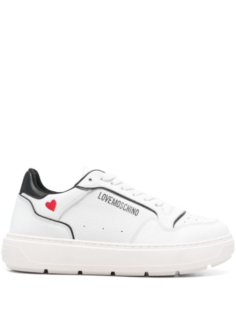 Love Moschino glitter-logo sneakers Women