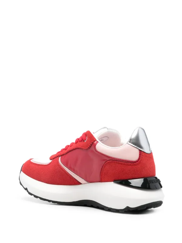 Love Moschino logo-embossed Sneakers | Red | FARFETCH ZA