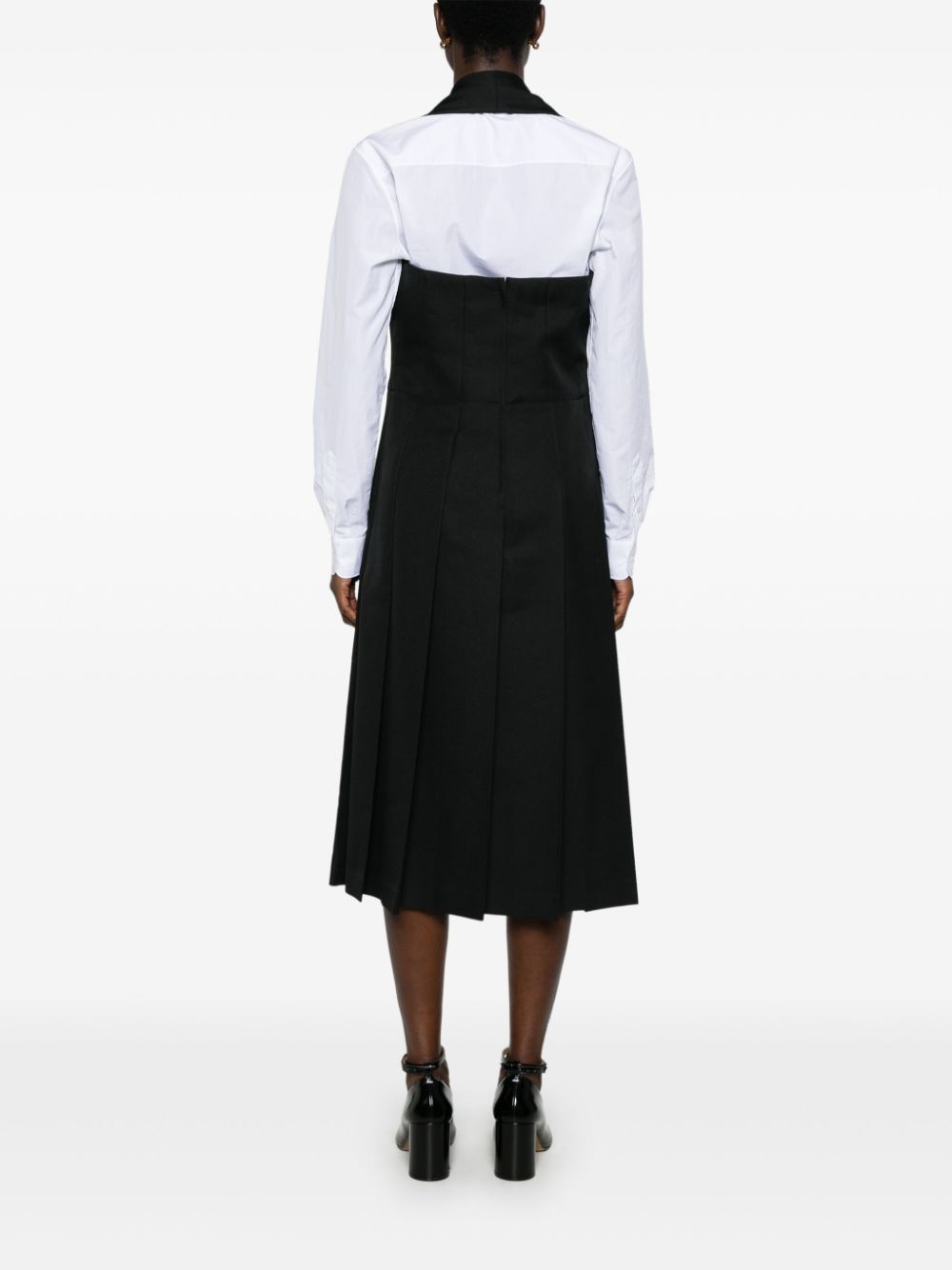 Comme Des Garcons Comme Des Garcons pleated midi dress Women