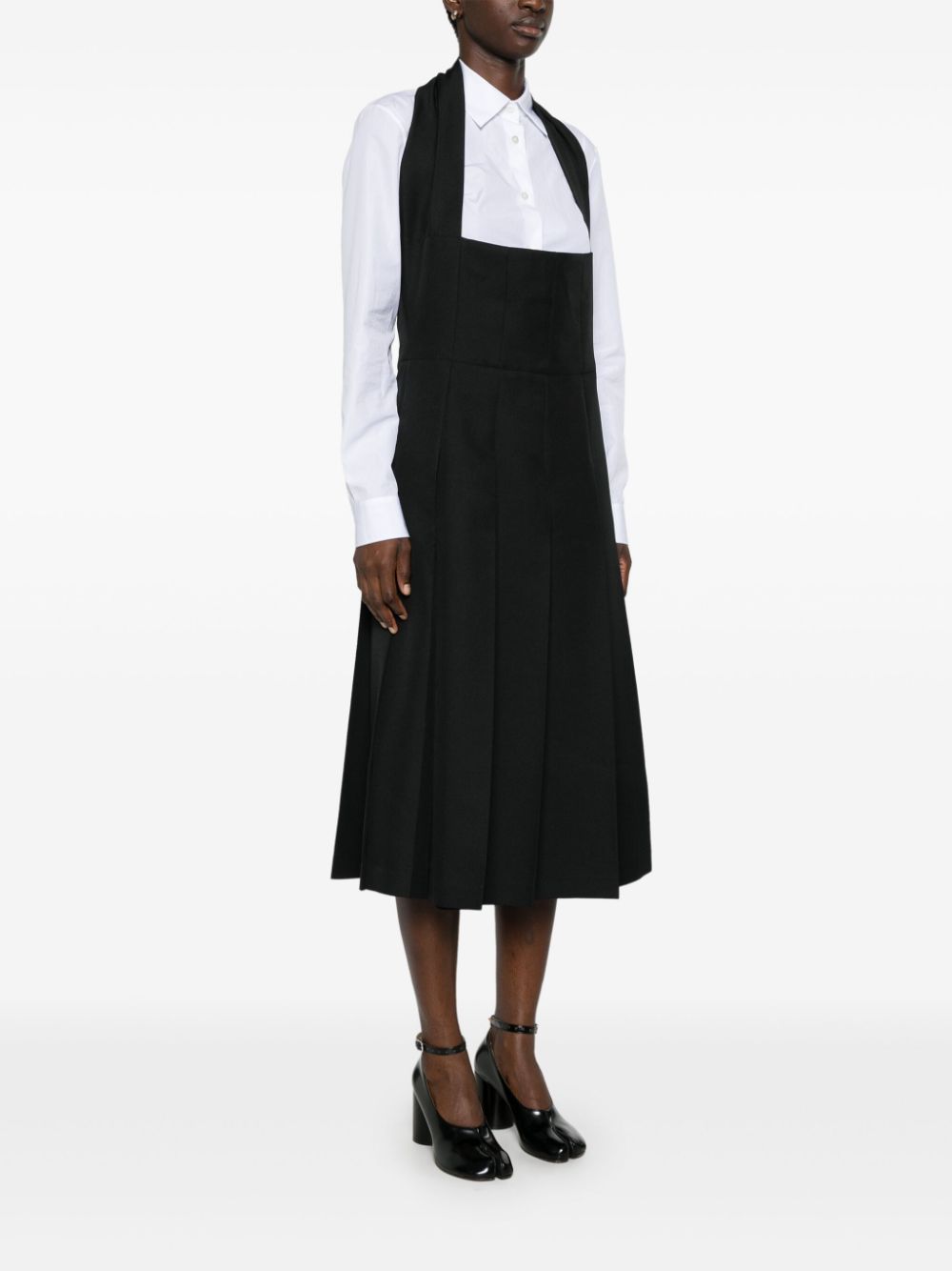 Comme Des Garcons Comme Des Garcons pleated midi dress Women