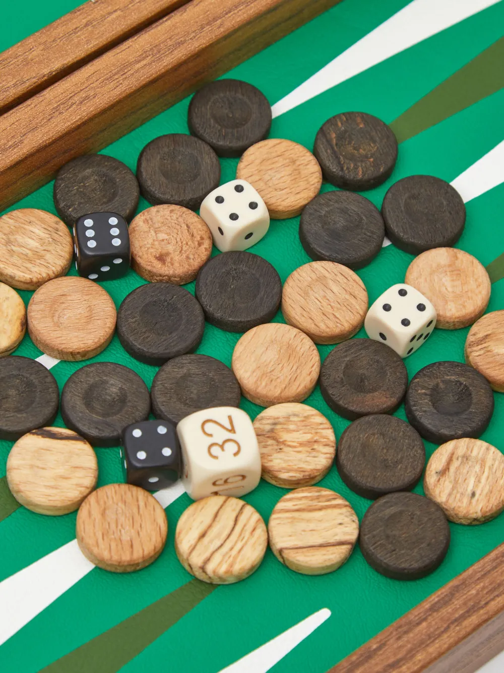 The Conran Shop Milos Travel Backgammon Set (20cm X 30cm) In Brown
