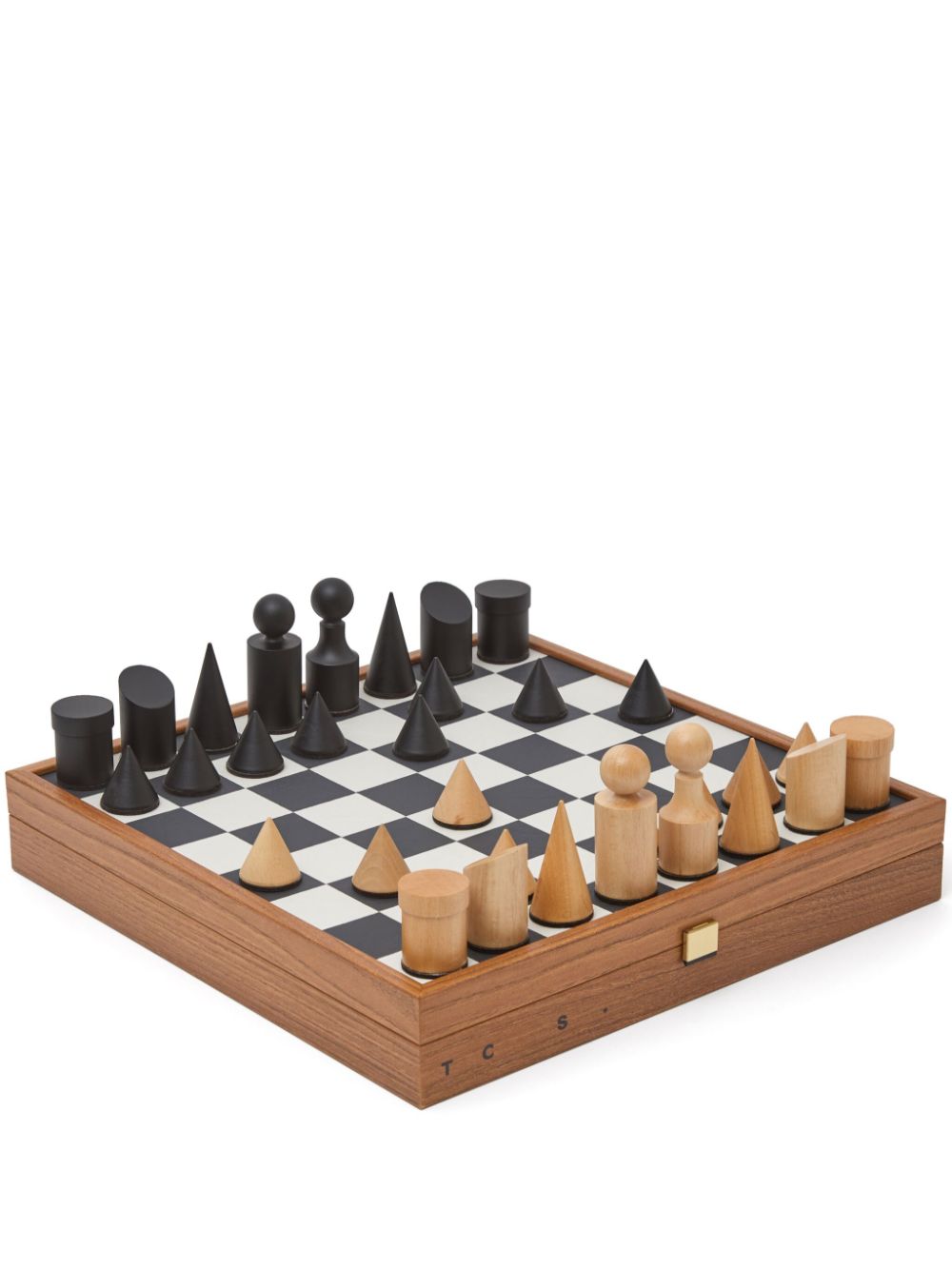 The Conran Shop Milos Chess Set (40cm X 40cm) In Brown