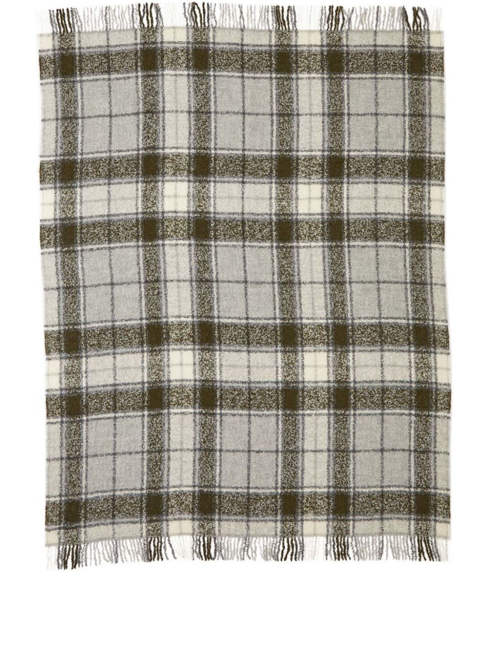 The Conran Shop Tartan Bouclé Tthrow (130cm X 180cm) In Animal Print