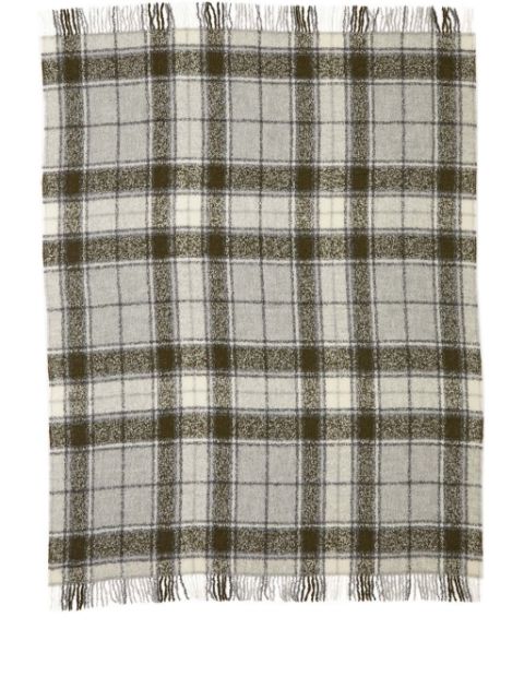 The Conran Shop tartan bouclé Tthrow (130cm x 180cm)