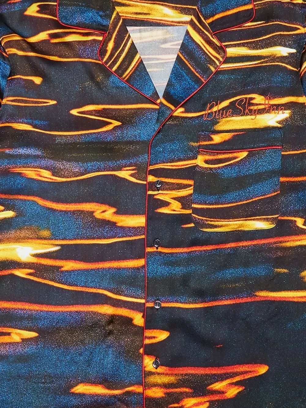 BLUE SKY INN graphic-print shirt - MULTI