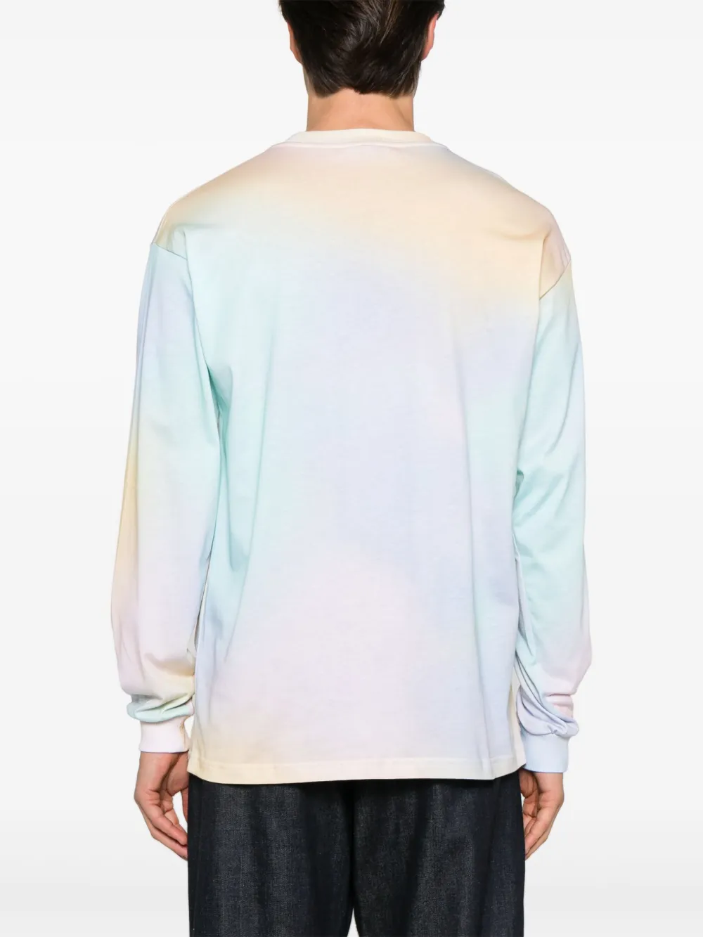 BLUE SKY INN T-shirt met tie-dye print Geel