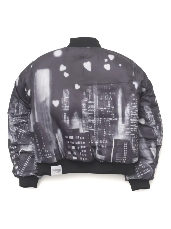 CARNE BOLLENTE City Sensations Bomber Jacket | Black