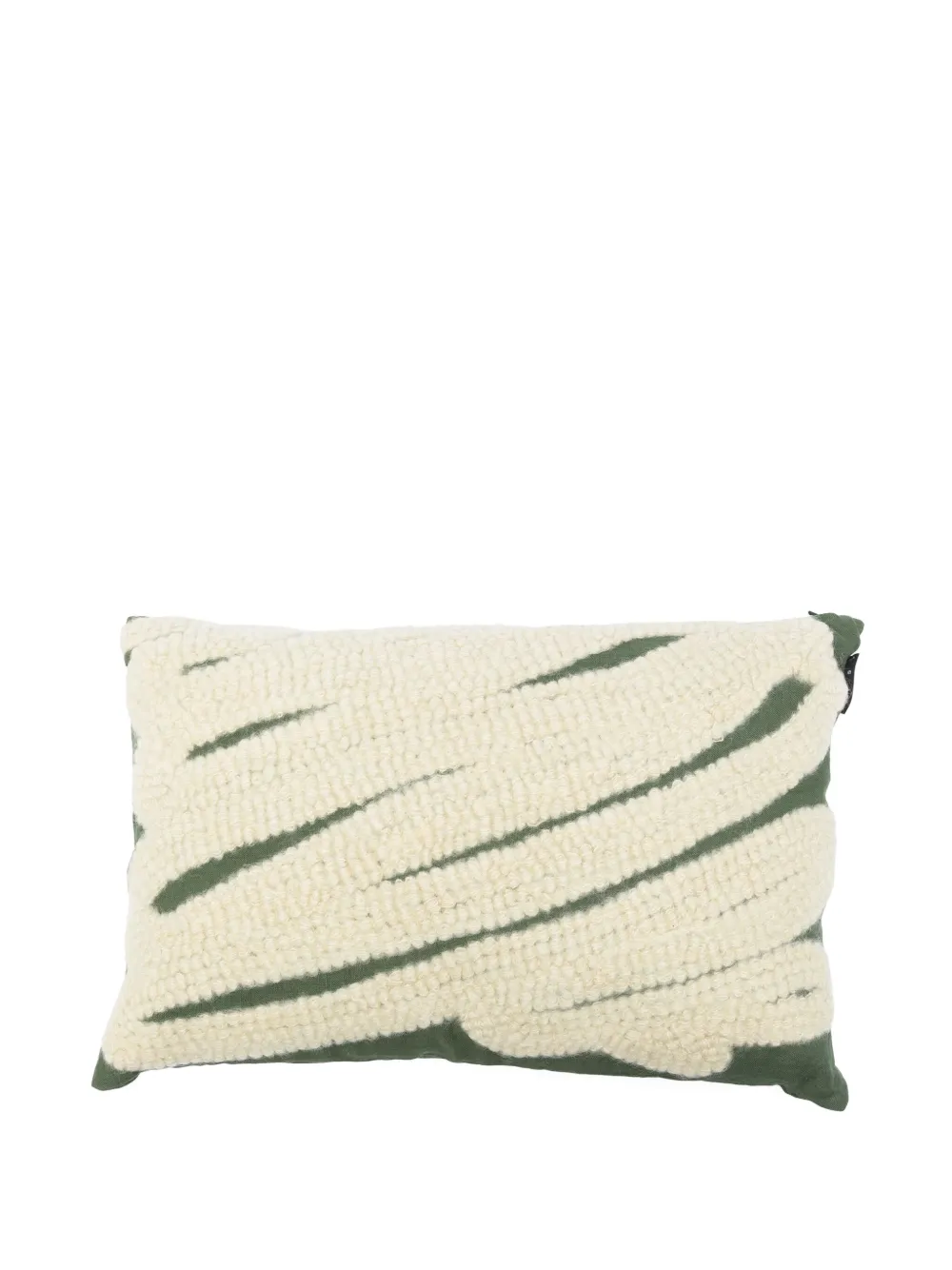 The Conran Shop Scribble Knotted cushion (40cm x 60cm) | Green | Image 1