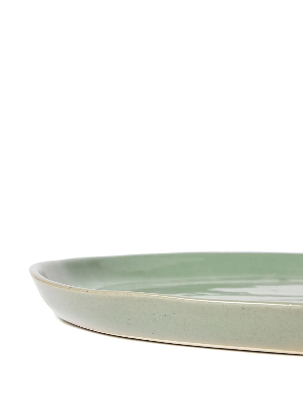 The Conran Shop Henley Oversized Round Serving Platter (33cm) In Green