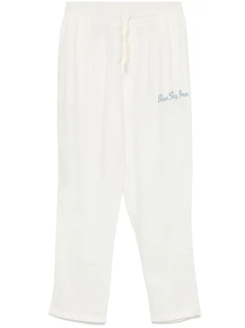 BLUE SKY INN logo-embroidered trousers