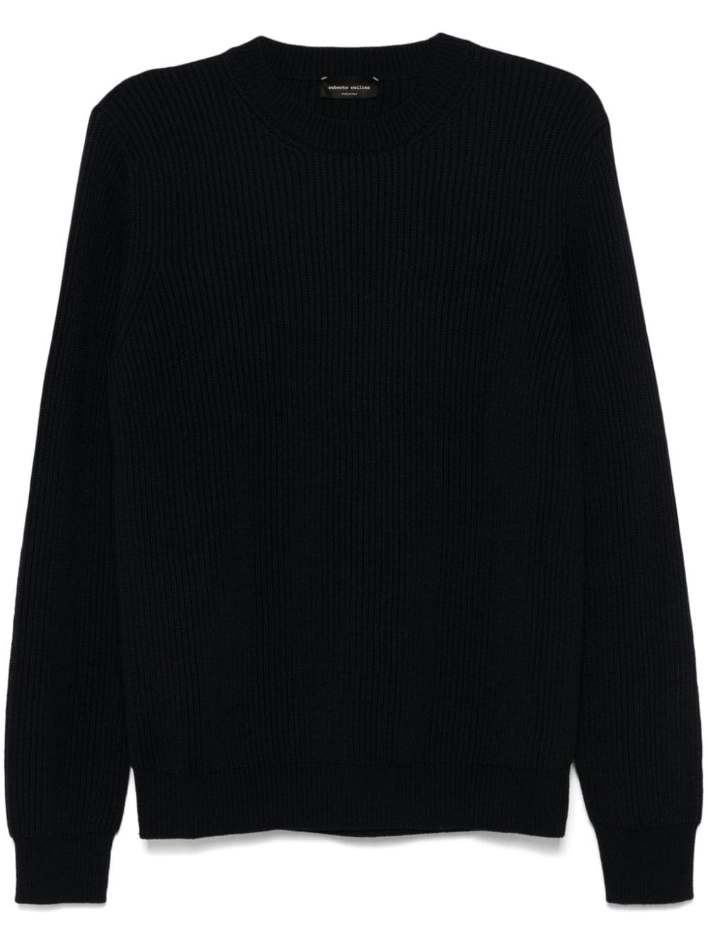 Shop Roberto Collina Ribbed Sweater In Blue