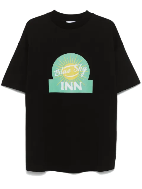 BLUE SKY INN sun-print T-shirt