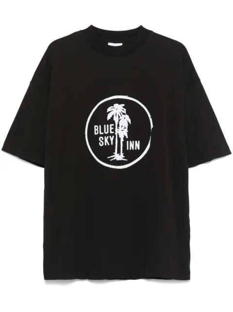 BLUE SKY INN logo-print T-shirt