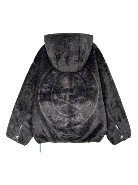 fleece hooded jacket