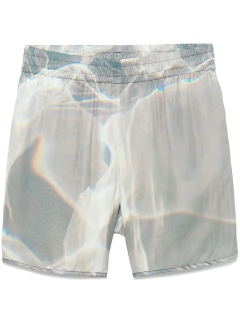 BLUE SKY INN Underwater-print shorts