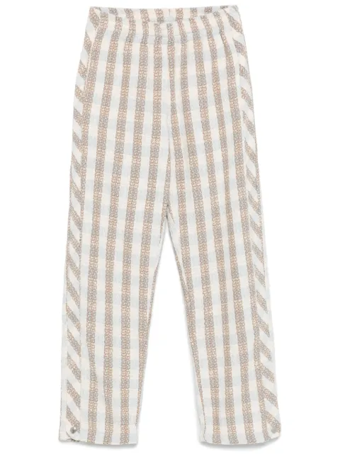BLUE SKY INN checked bouclé trousers