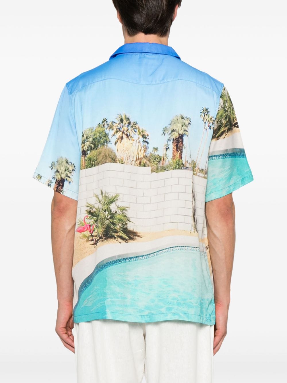 Shop Blue Sky Inn Wall Shirt In Blue