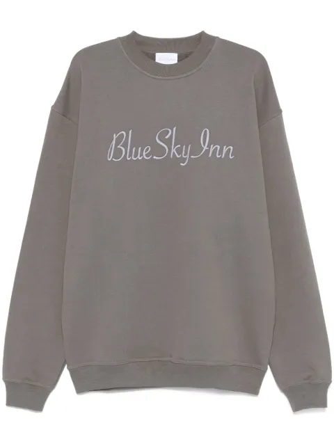 BLUE SKY INN sudadera con cuello redondo y logo bordado