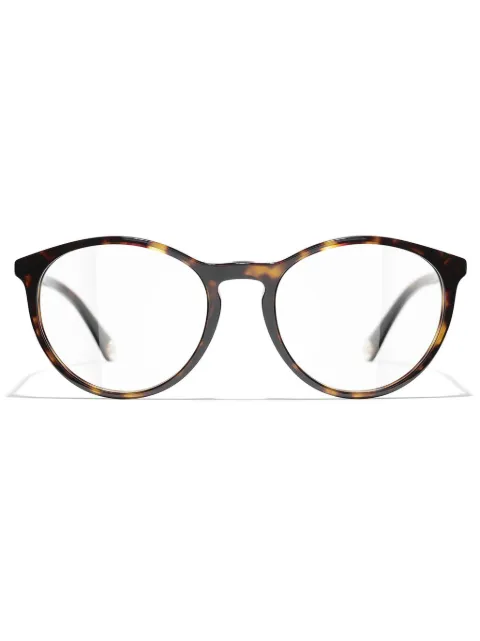 AHMED AMER round-frame glasses
