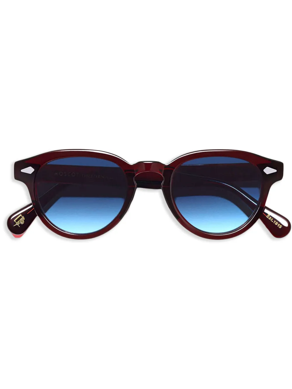 Moscot Maydela zonnebril Rood