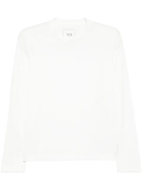 Y-3 logo-print cotton T-shirt