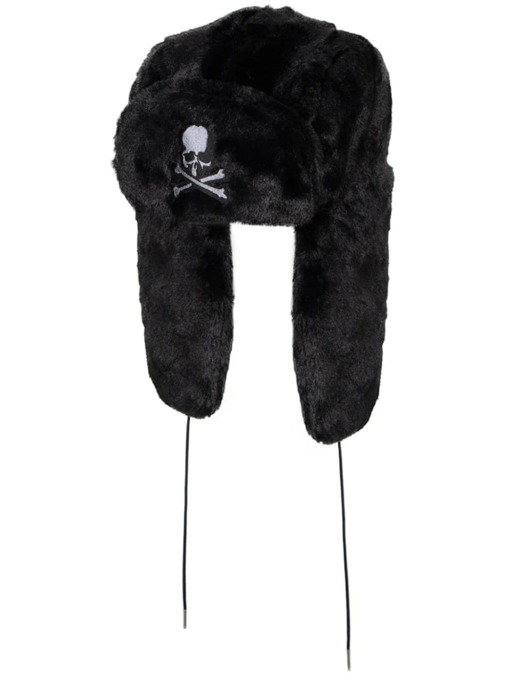 Mastermind World faux-fur flight cap - Nero