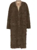 Uma Wang Crossword coat - Neutrals