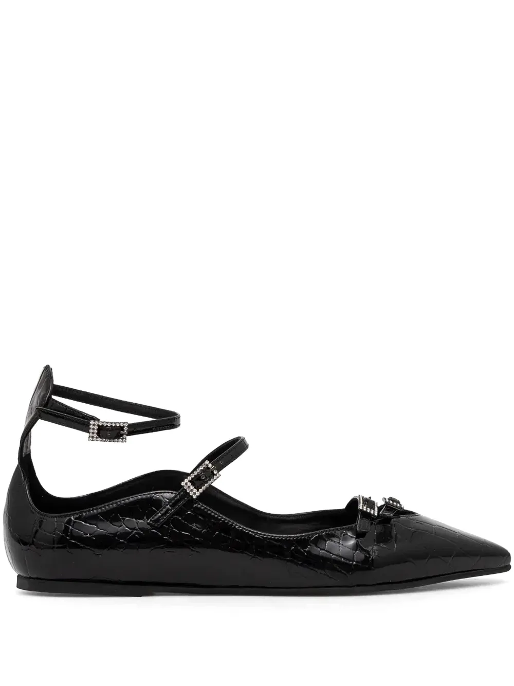 Le Silla Morgana ballerina shoes Black