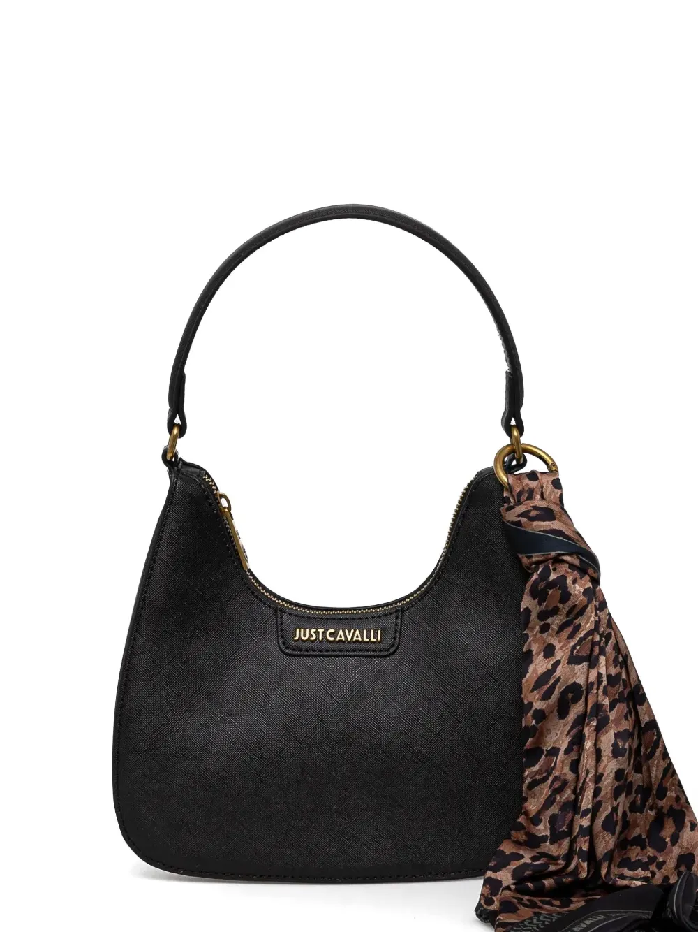 Just Cavalli scarf-detail tote bag - Zwart