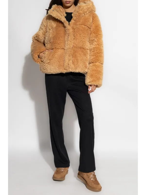 UGG Shearling Jacket Neutrals FARFETCH EG