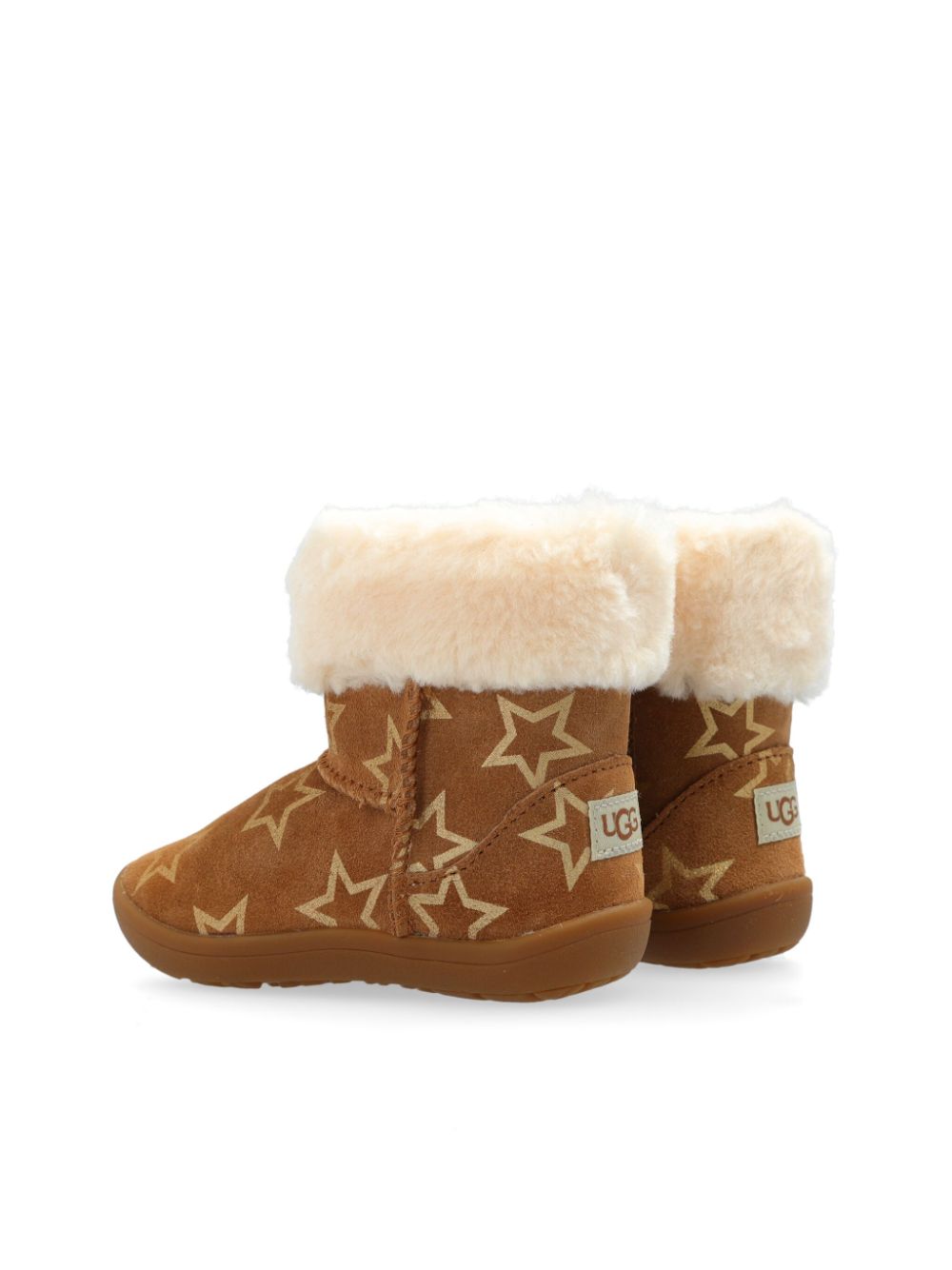 UGG Kids Sammee Iridescent Stars boots Brown