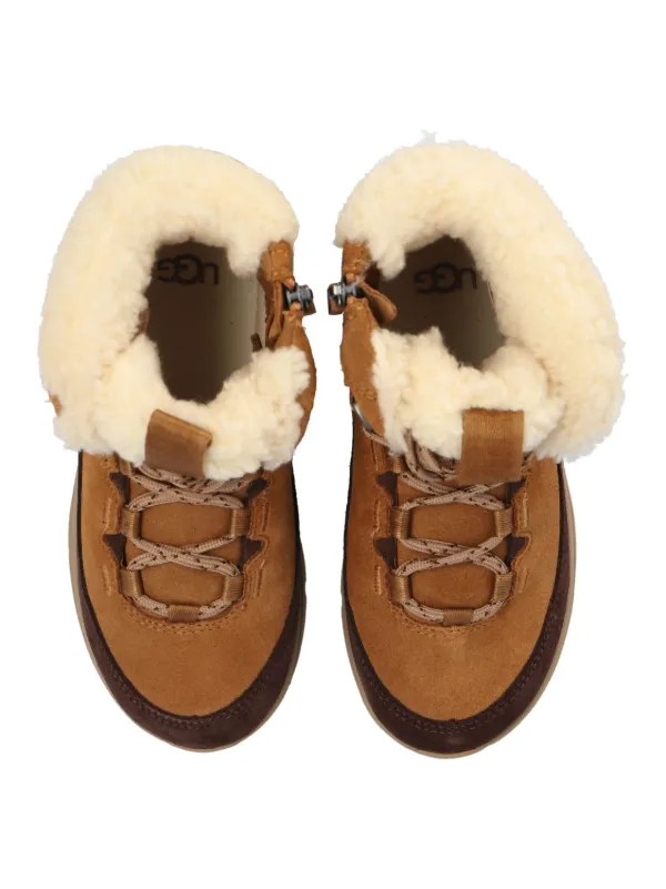 UGG Kids TerreTrail Cozy Lace Boots Brown FARFETCH IN