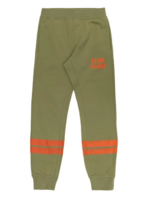 Stone Island Junior pants con logo estampado