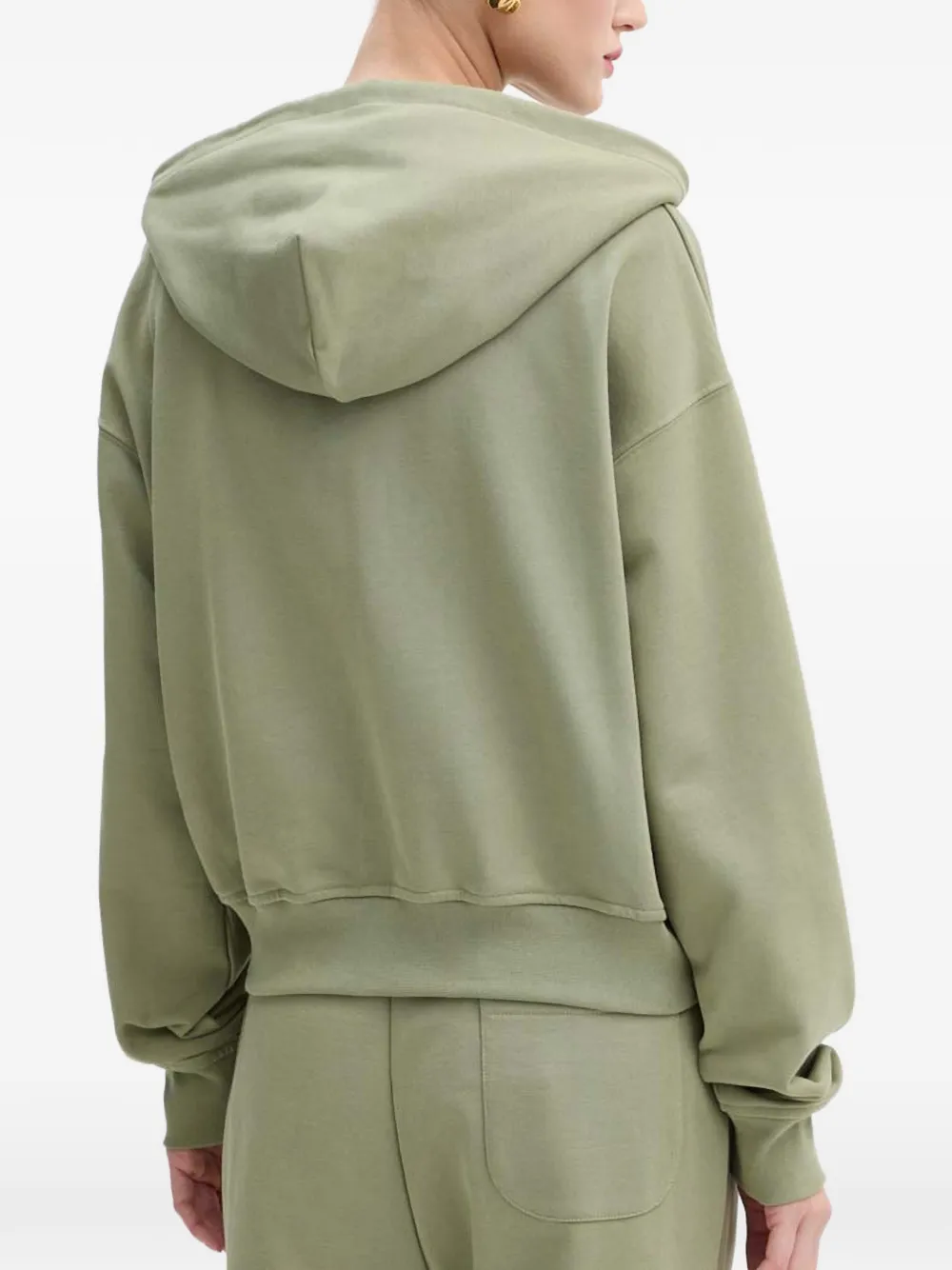  Moschino Jeans Zip-fastening Sweatshirt - Green 
