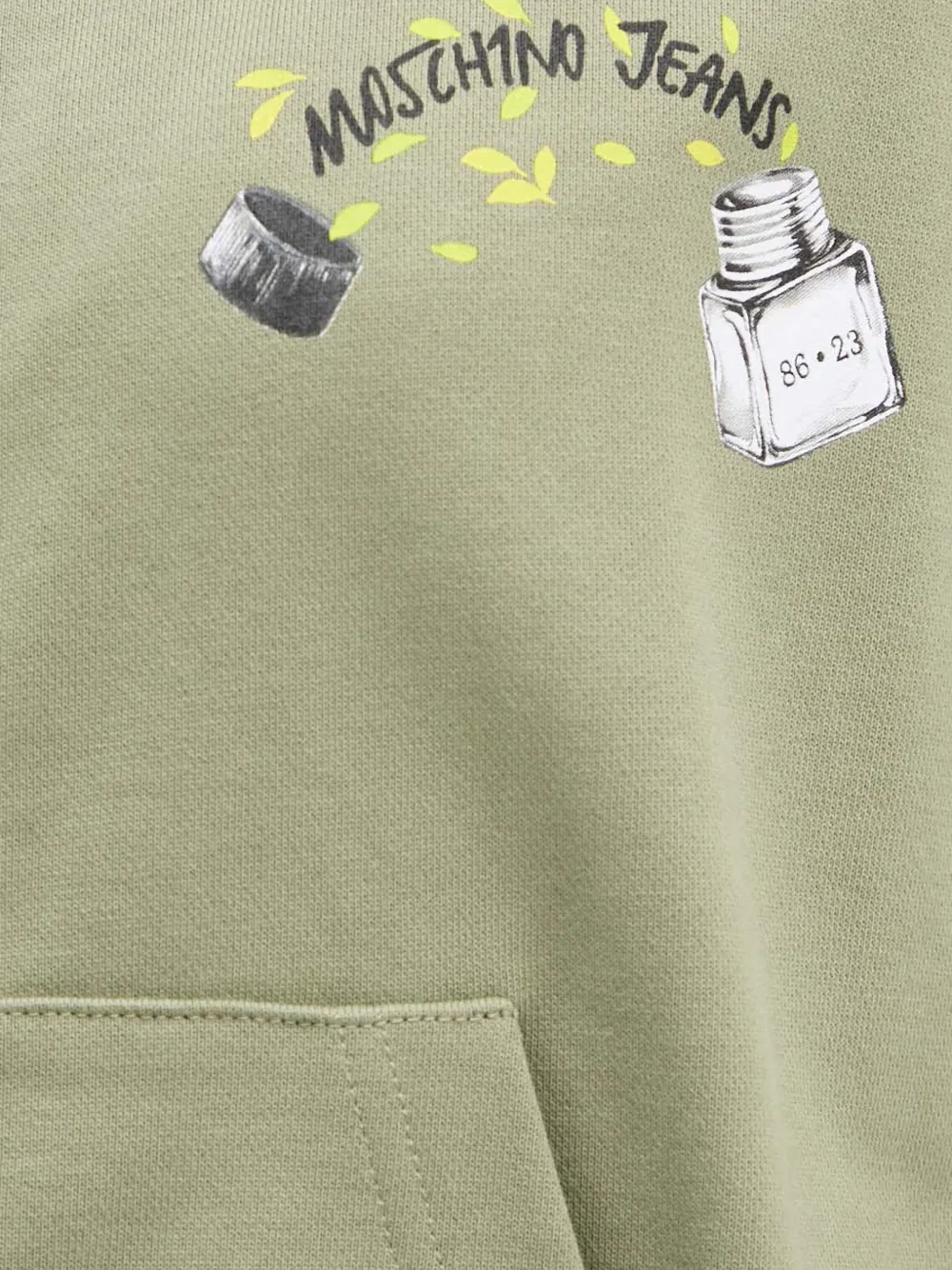 MOSCHINO JEANS Sweater met rits Groen