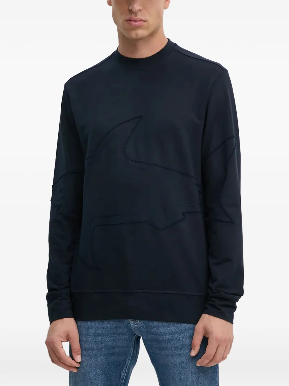 Paul & Shark Felpa con logo - Blu