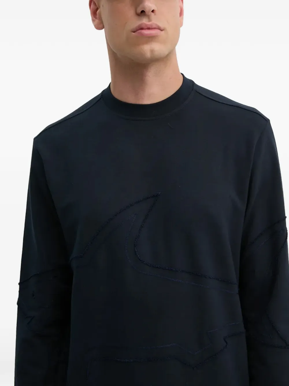 Paul & Shark Sweater verfraaid met logo Blauw