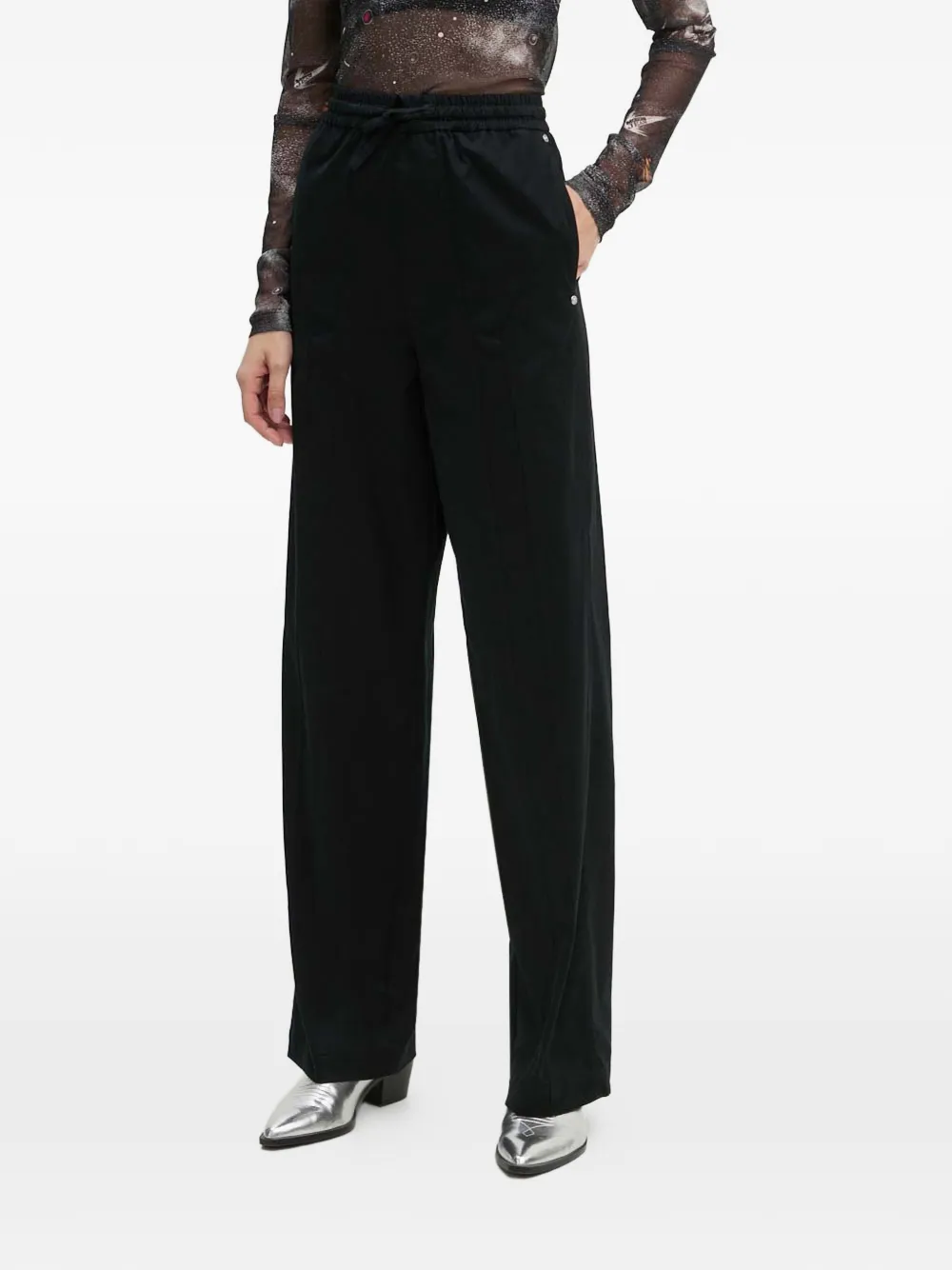 MOSCHINO JEANS drawstring trousers - Nero