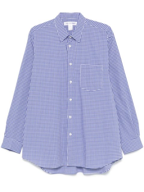 Comme Des Garcons Shirt gingham-pattern shirt Men