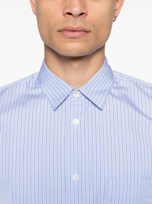 Comme Des Garçons Shirt ストライプ シャツ | ブルー | FARFETCH JP