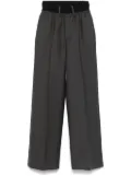 ALAINPAUL elasticated-waist trousers - Grey