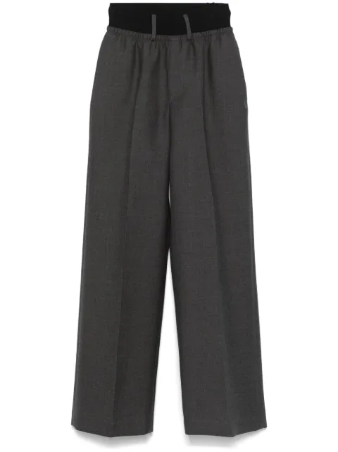 ALAINPAUL pantalones con pretina elástica