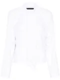 ALAINPAUL tie-neck blouse - White