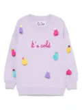 MC2 Saint Barth Kids Briony sweatshirt - Purple