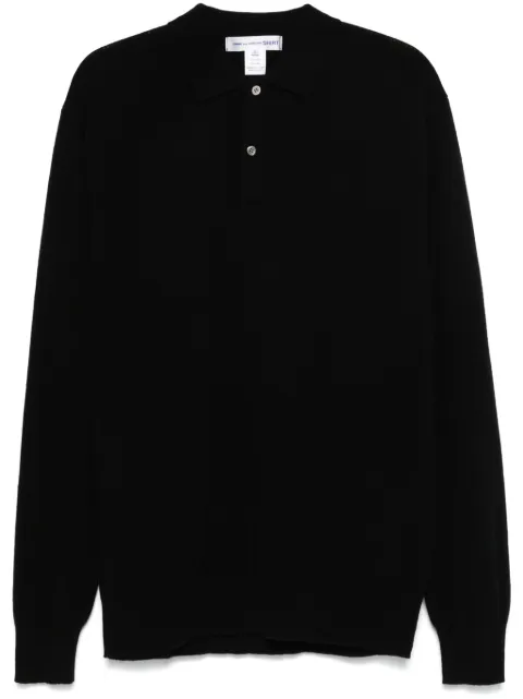 Comme Des Garçons Shirt سويتر بولو صوف